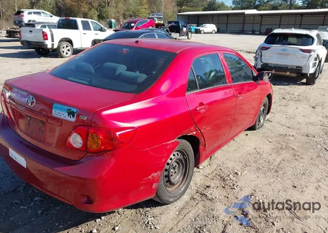 2010 Toyota Corolla Le z USA, uszkodzony, nr VIN 2T1BU4EE1AC438588
